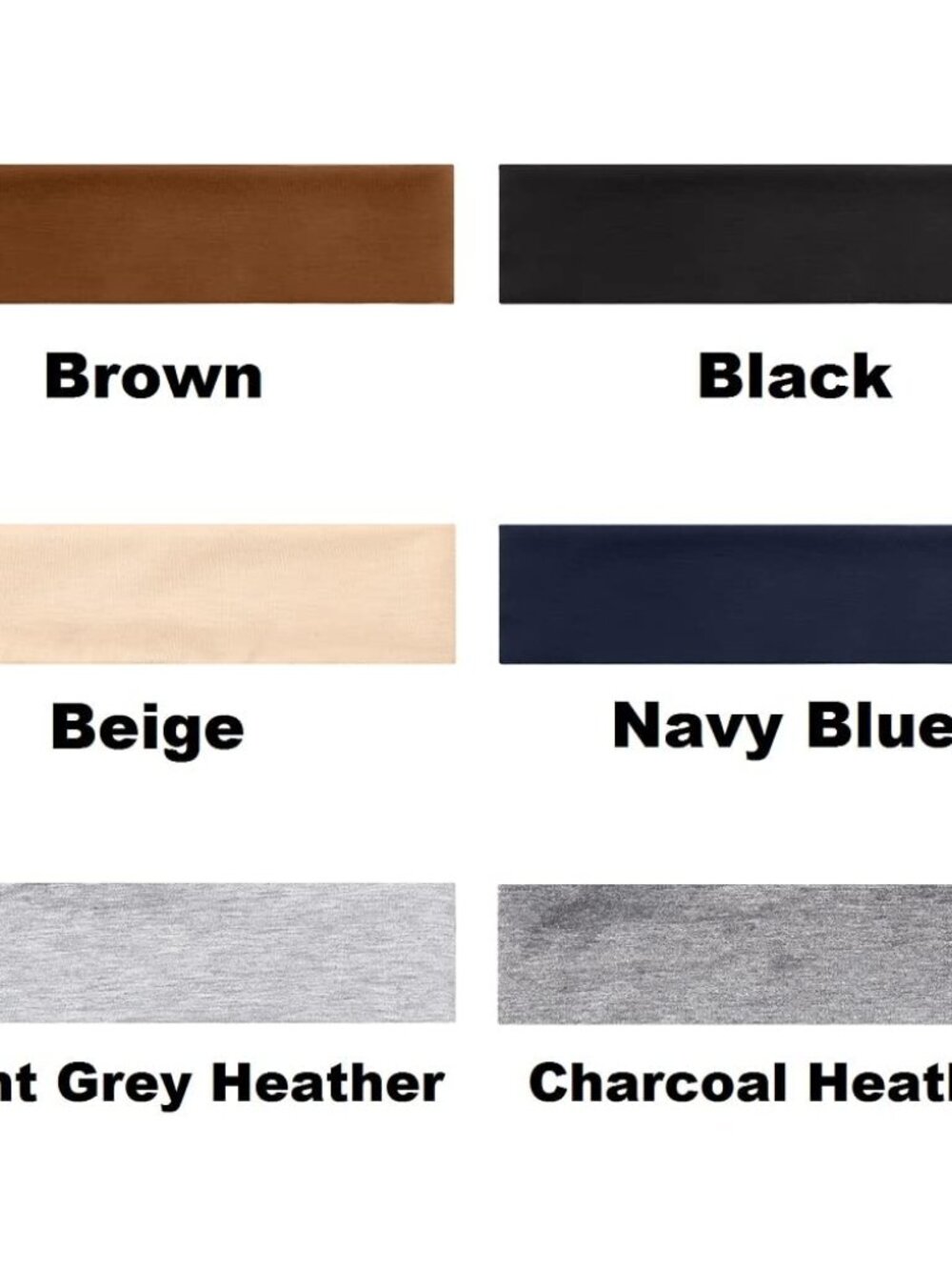 Headbands for Women Short Hair Non Slip Elastic Sweat Hairbands Soft Fabric Hair - Picture 6 of 7